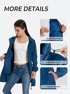 Fabricant de vestes coupe-vent colorées OEM, veste coupe-vent légère pour femmes, veste coupe-vent imperméable à capuche - Product Image 6