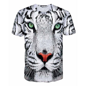 T-shirts pour hommes imprimés sur toute la surface, impression DTF, logo personnalisé, microfibre, t-shirts boxy, t-shirts personnalisés par sublimation - Product Image 6