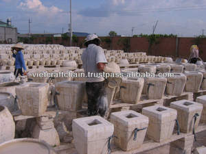 Mesa de Centro Moderna para Exteriores de Hormigón GFRC, Mesa de Centro Ligera de Fibrocemento para Patio y Jardín, Muebles Comerciales para Hoteles - Product Image 6