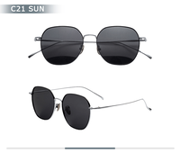 Lunettes de soleil de luxe demi-titane pour hommes et femmes, idéales pour la mode, la plage, la course et le cyclisme