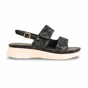Sandalias de tacón formal negro para mujer PU0524 - Product Image 4
