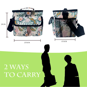 Portable Insulated <b>Lunch</b> <b>Box</b> Leakproof Freezable Reusable Cooler Bag Men Women Work Office Picnic Beach Polyester - Product Image 5