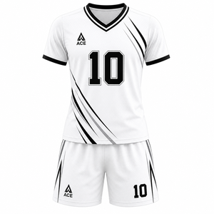 Venta al por Mayor de Uniformes de Voleibol Transpirables para Mujer, Ropa de Entrenamiento, Sublimación Personalizada, Conjunto de Uniforme de Voleibol Rojo para Damas - Product Image 1