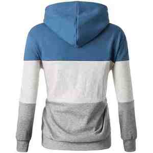 Sweat-shirts à capuche décontractés pour femmes, doublés, surdimensionnés, de haute qualité, nouvelle arrivée, épaules tombantes, logo personnalisé sur le devant, 100% coton molletonné - Product Image 6