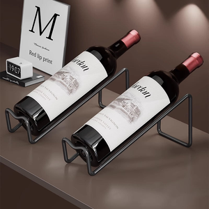 Estante de Metal para Botellas de Vino, Decorativo, para Mesa, Hogar, Bar o Sala de Estar, Múltiples Especificaciones - Product Image 2