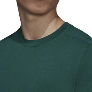Camiseta de Cuello Redondo para Hombre, Color Verde Oscuro, 100% Mezcla de Algodón, Secado Rápido, Manga Corta, Informal, Básica - Product Image 4