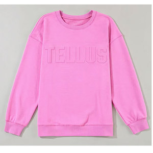 Customized Logo Blank Sweatershirt Solid Color Streetwear Unisex Crewneck <b>Sweatshirts</b> Heavyweight <b>Plain</b> <b>Sweatshirts</b> - Product Image 4