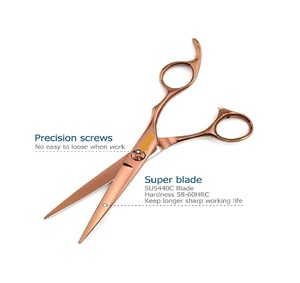 กรรไกรตัดขนสุนัข Maclura Bronzed Stainless Steel ขนาด 7 นิ้ว ใบมีดโค้งแบบมืออาชีพสำหรับตัดขนสัตว์เลี้ยง - Product Image 5