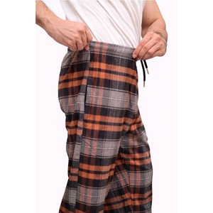 กางเกงขายาวผ้าแฟลนเนลลายสก็อตพรีเมียมจากโรงงานโดยตรงในสหรัฐอเมริกา อุ่นสบาย ใส่สบายๆ ผลิตแบบ OEM - Product Image 5