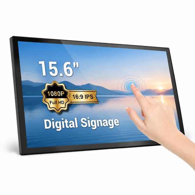 15.6 Inch VESA Wall Mount Android Tablet Interactive Touch Screen Monitors LCD Displays for Interactive Meeting Room Panel