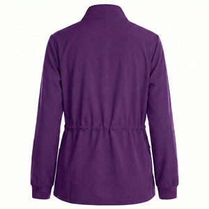 Veste de travail professionnelle à manches longues pour hôpital, prix de gros B2B, taille élastiquée, plusieurs poches utilitaires - Product Image 3