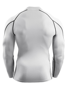 Men Compression <b>Tops</b> Sports Gym Quick Dry T-shirt Mens <b>Thermal</b> Tights Fitness Shirt Base <b>Top</b> with Different Pattern Cutting - Product Image 4