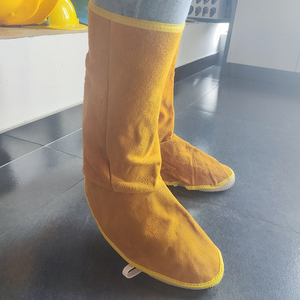 Competitive Rates Bulk Orders Premium Sale Safety Clothing Accessories Welding Shoe Covers Split <b>Leather</b> <b>Boots</b> Cover For Unisex - Product Image 2