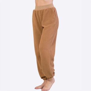 Manufacture Women Wholesale Cotton Sport Wear Yoga <b>Flare</b> Wide <b>Legging</b> Drawstring High Waist Women's Sweat Pant Joggers - Product Image 3