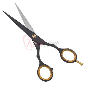 Custom Design <b>Left</b>-<b>Handed</b> Foldable Long Handle Stainless Steel Barber <b>Scissors</b> High Quality New Arrival - Product Image 3