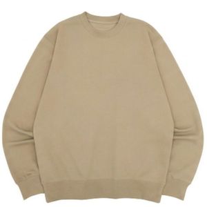 เสื้อสเวตเชิ้ตคอกลมทรงหลวม ผ้าคอตตอนถักนิตเนื้อหนา 400 กรัม 100% ป้องกันขนร่วง ไซส์ใหญ่พิเศษ สำหรับผู้ชาย พร้อมปักโลโก้ตามสั่ง - Product Image 1