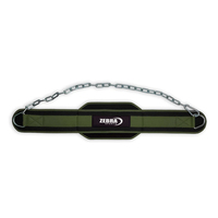 Cinturón de Entrenamiento de Alta Resistencia para Levantamiento de Pesas con Cadena, Neopreno, Gimnasio, Fitness, Ejercicios de Dominadas, Doble Soporte