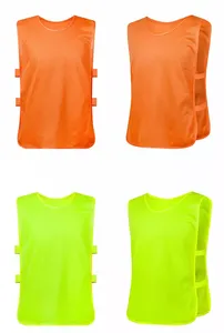 Wholesale Summer Mesh <b>Training</b> <b>Bibs</b> Breathable Lightweight Automated Cutting Sports Vest Wholesale Soccer & Football <b>Training</b> - Product Image 2