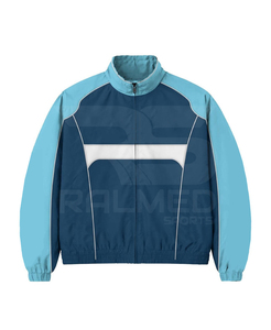 2026 Color Blocking Tracksuit Set Full Length Zipper Jacket With Drawstring Trouser Quick Dry Sporty Style Adult Autumn Wear - Product Image 4