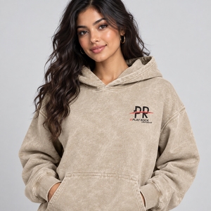 Sweat à capuche pour femme effet délavé, tissu doux et silhouette décontractée, idéal pour un look décontracté. - Product Image 5