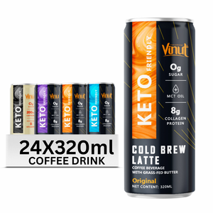 กาแฟสำเร็จรูป VINUT 330 มล. กระป๋องอะลูมิเนียมและขวด แพ็ค 24 ชิ้น บรรจุภัณฑ์แบบขายส่ง บริสุทธิ์จากธรรมชาติ ผลิตในเวียดนาม - Product Image 1