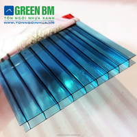 Fournisseur de panneaux alvéolaires en polycarbonate de 5 mm, matériau de toiture de stade 100 % vierge, en provenance du Vietnam