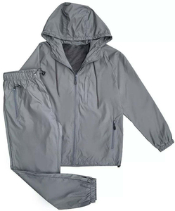 Men Windbreaker <b>Set</b> Custom Lightweight Breathable Nylon Tracksuit Sportswear Jogging Suit 2 Piece Training Outfit Wholesale - Product Image 1
