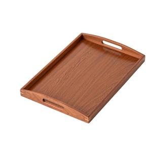 Bandeja de Té de Madera de Bambú - Plato de Servir Orgánico y Duradero para Aperitivos en el Hogar y Restaurantes - Madera Sostenible - Product Image 2
