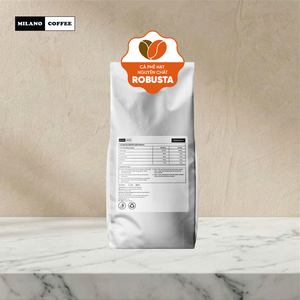 Granos de Café Robusta Tostado Claro Comercial de Tamaño Uniforme, 1 kg, Bolsa con Válvula - Product Image 2