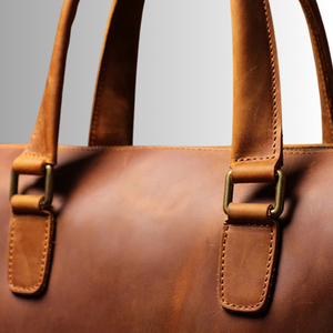 Fabricant des meilleures sacoches pour ordinateur portable en cuir de vache véritable vintage personnalisées pour hommes, grande capacité, sac de voyage pour hommes - Product Image 5