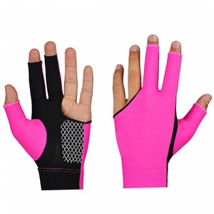 Gants de snooker unisexes Geo Brothers de haute qualité, design personnalisé, respirants, polyester/protection UV, antidérapants, fermeture auto-agrippante - Product Image 5