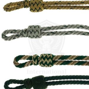 Customized Handmade Cotton/Nylon/Polyester Bullion Wire Cap <b>Cords</b> Chin Strap for Hats - Product Image 6