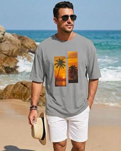 Heavy Weight 100% Cotton Oversized T-<b>Shirt</b> Men 220 Grams Shoulder Custom Printing Hip Hop Plus Size 100% Cotton Blank Boxy Men's - Product Image 4