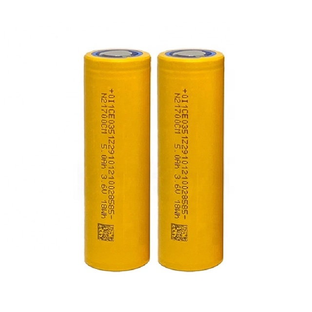 A Grade Brand New Svolt 21700 5000mAh Battery 4200mAh 4400mAh 3.7v Lithium Battery 21700 NMC Battery Cells for Ebike Scooters
