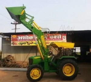 Chargeur télescopique robuste et durable AMW pour tracteur Sonalika, hauteur totale 24 pieds, poids 2000 kg, garantie 1 an, capacité 400 kg - Product Image 3