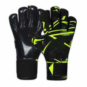 Guantes de portero de fútbol con agarre fuerte y protección para los dedos, guantes de portero de látex para fútbol. - Product Image 4
