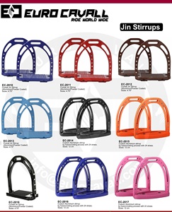 Nuevas estribas Euro Cavall Industries Horse Jin de aluminio para equitación, con agarre cómodo para niños, reposapiés de 12 cm, personalizadas ECI-JS26-002 - Product Image 5