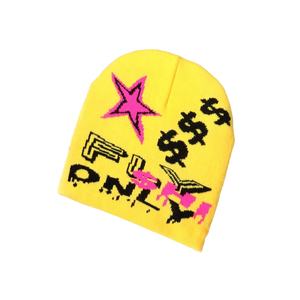 Suministro directo de alta calidad 100% acrílico personalizado Jacquard tejido transpirable impermeable sombrero de invierno 3D bordado Gorro con puños - Product Image 6