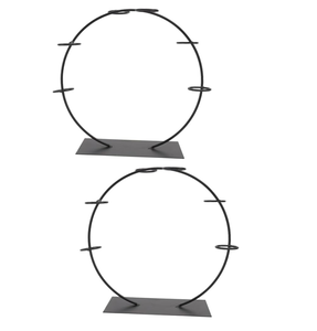 Support de présentation de crème glacée décoratif en métal, qualité excellente, fait main, couleur noire, support de crème glacée élégant - Product Image 2