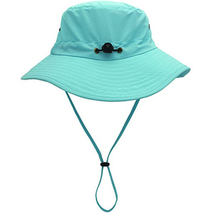 Chapeau de pêcheur pare-soleil pour la randonnée et la pêche avec cordon, chapeau bob unisexe à large bord en maille respirante, idéal pour les voyages - Product Image 2