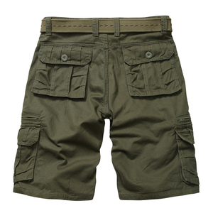 Pantalones Cortos de Golf Deportivos Casuales para Exteriores, Fabricación Profesional, Diseño Sólido, Teñido Liso, Cintura Media - Product Image 2