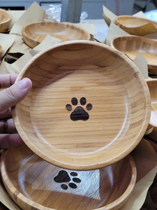 ชามไม้ไผ่ย่อยสลายได้เป็นมิตรกับสิ่งแวดล้อม ขายดีที่สุด ขัดเงา ซ้อนกันได้ ใช้สำหรับสลัด ซุป และอาหารเรียกน้ำย่อย เหมาะสำหรับใช้ในบ้านและร้านอาหาร - Product Image 2