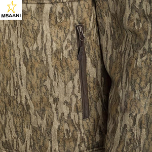 Men's MST Hole Shot Hooded Windproof Eqwader 3-Layer Warm <b>Sherpa</b>-<b>Lined</b> Full Zip Hunting <b>Jacket</b> - Product Image 6