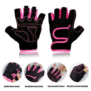 Guantes de Ciclismo de Medio Dedo con Diseño Único y Estampado Personalizado, de Cuero Vacuno, con Muñequera Ajustable, para Gimnasio, Fitness y Culturismo - Product Image 2