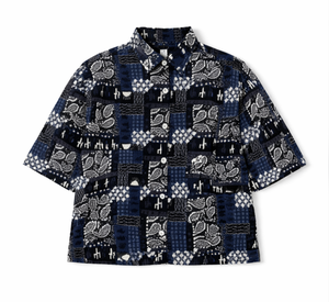 Camisa Tejida Estampada para Mujer, Venta al Por Mayor OEM ODM, Primavera Verano, Personalizada, 100% Algodón, Secado Rápido, Ropa Casual de Alta Calidad - Product Image 4