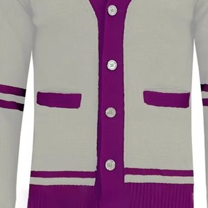 Custom sorority <b>cardigans</b> acrylic knitted KSU university women's sweaters V-neck Greek logo college varsity <b>cardigan</b> - Product Image 5