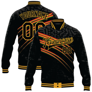 BLACK LAND INDUSTRIES Nouvelles vestes universitaires personnalisées pour hommes adultes - Écologiques, respirantes, hiver, logo frontal, design vintage - Product Image 5