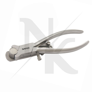 Stainless Steel Jewelry Plier Flat Stock Wire Shaper/<b>Ring</b> Bending Plier Heavy Duty High Performance Total Length 170mm <b>Plain</b> - Product Image 6