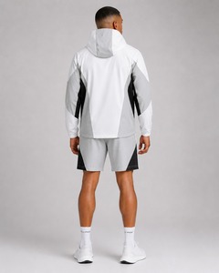 Ensemble coupe-vent personnalisé : veste légère en nylon et short respirant, séchage rapide, élégant, OEM - Product Image 2