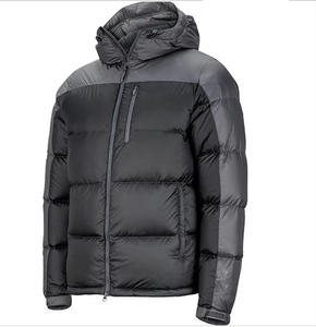 Veste d'hiver imperméable pour homme, à capuche, avec logo personnalisé, fermeture éclair, parka légère, vêtements d'extérieur - Product Image 1
